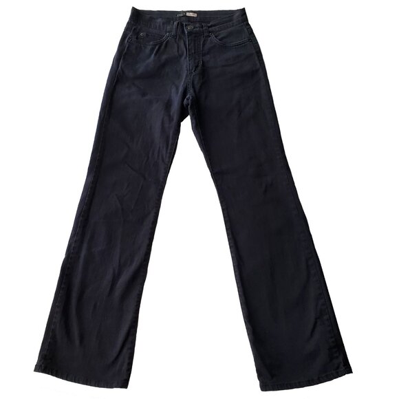 Focus Lifestyle Bootcut Midrise Stretchy Black Jeans Size 4 - Picture 2 of 13